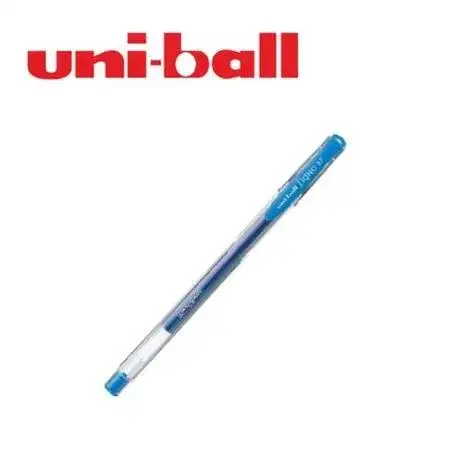 Lapicera Roller Uni Ball UM-100 signo Gel 0,7mm Celeste